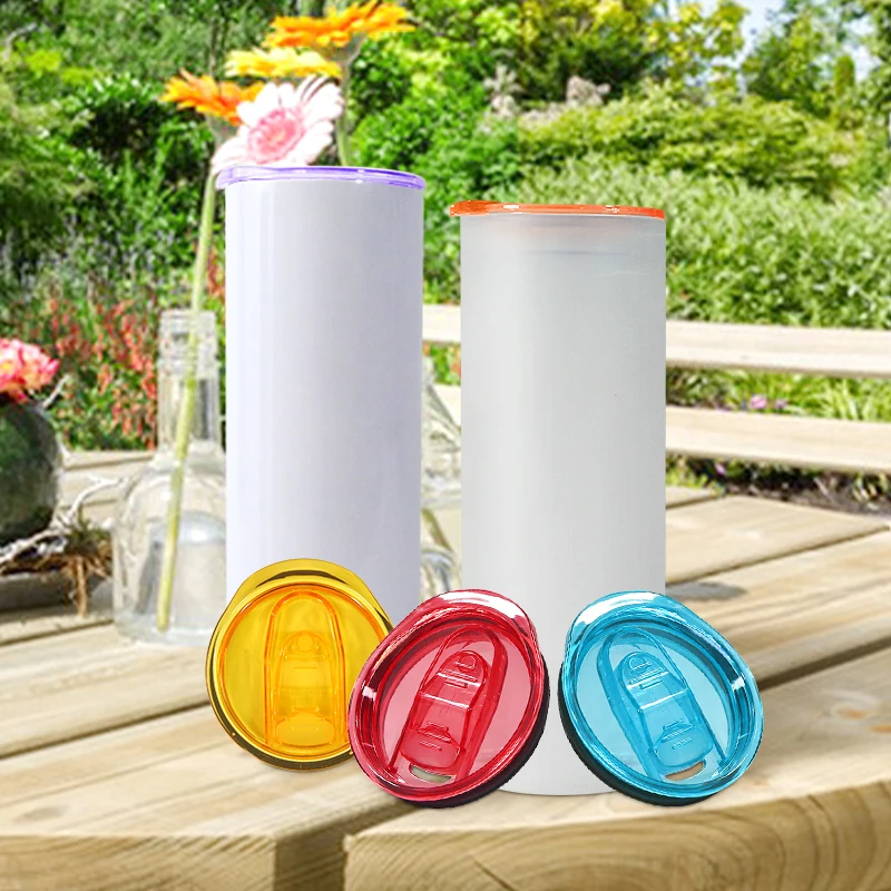 USA China warehouse stocked leakproof color Replacement lids colorful tumbler lids for 20oz sublimation blanks tumbler