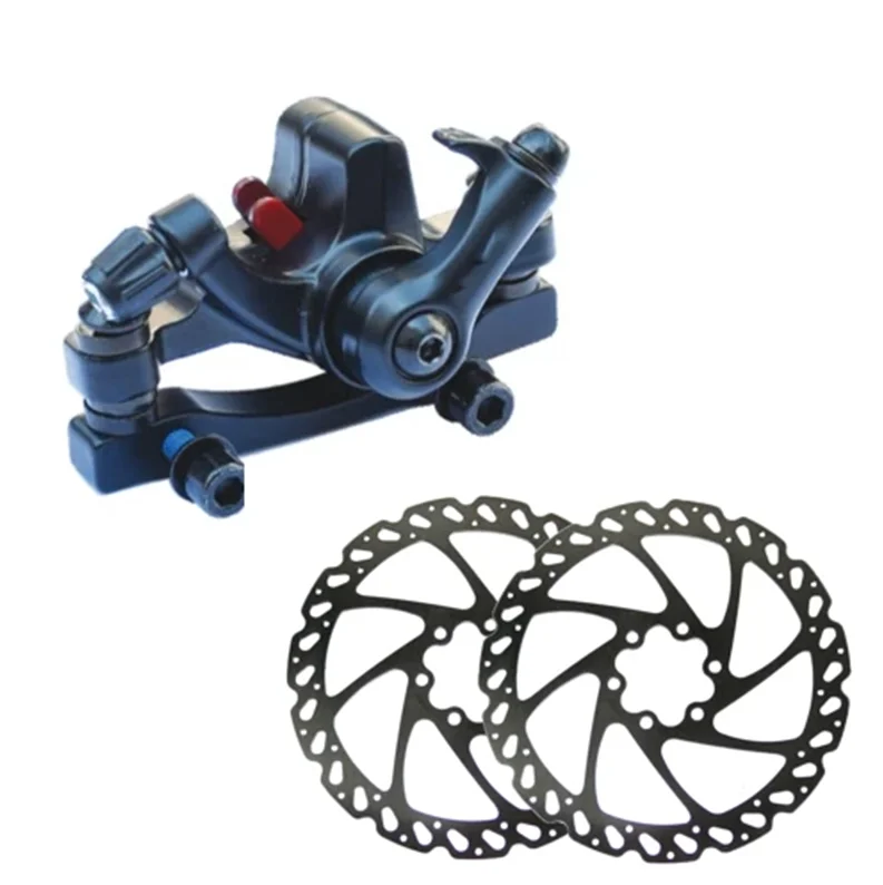 
Customized 2mm thick plate 160 mm rotor alloy cast high precise machines front rear dual disc brakes for bicycles 