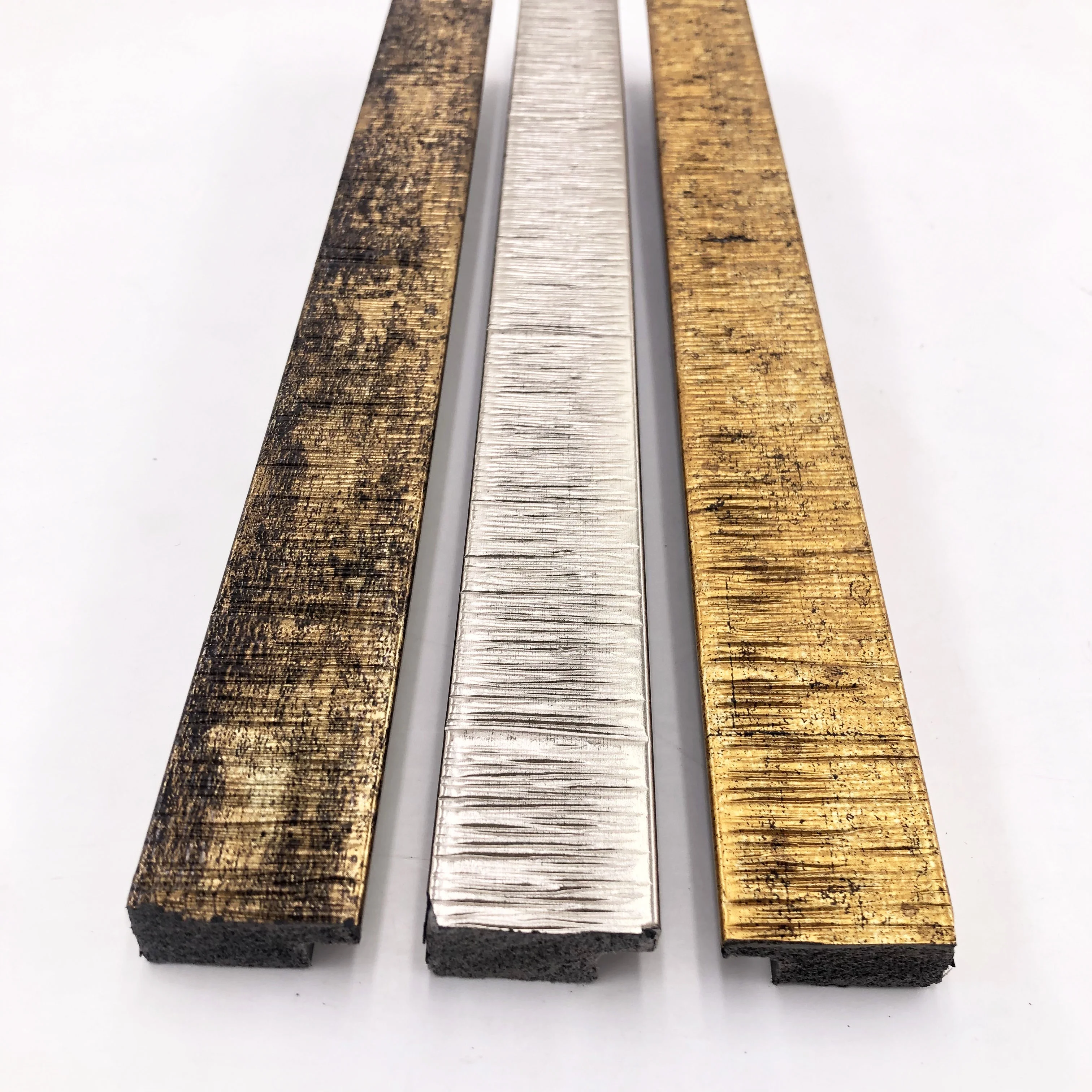 synthetic wood PS mouldings for photo frames plastic foam photo frame profile