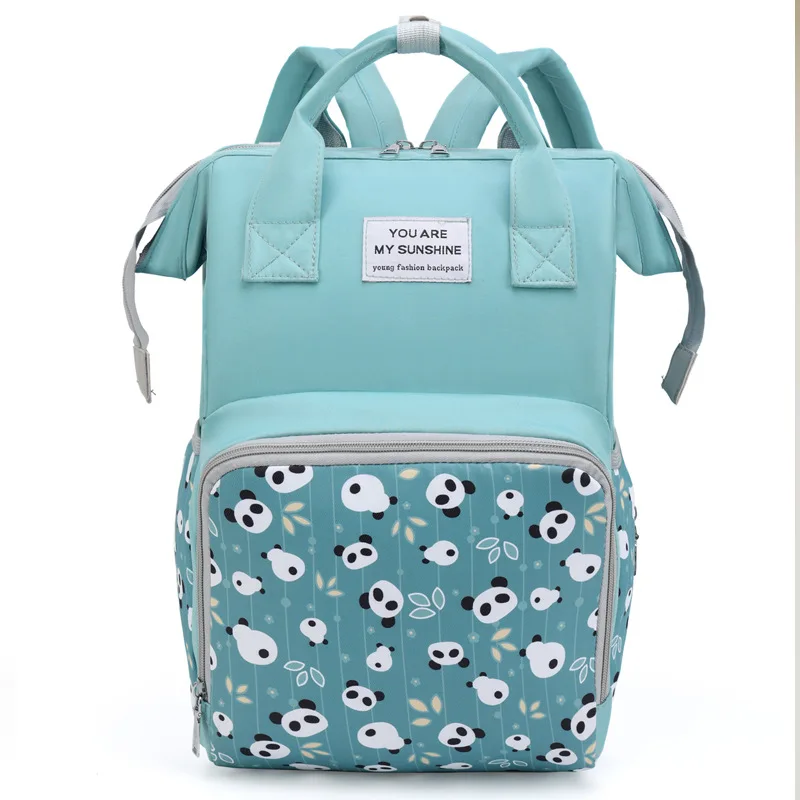 2023 High Capacity Multifunctional Diaper Bag Insulated Baby Bottle Bag Diaper Bags Backpack