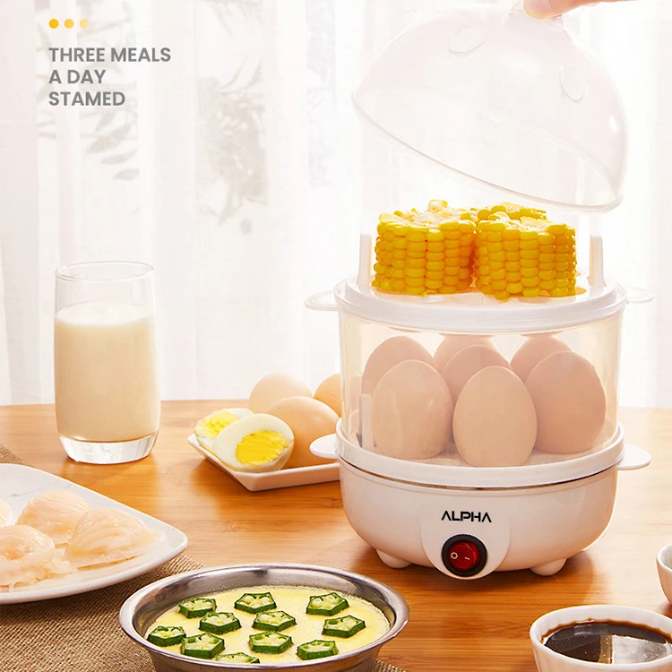 Double-layer egg steamer Household multifunctional electric eggs