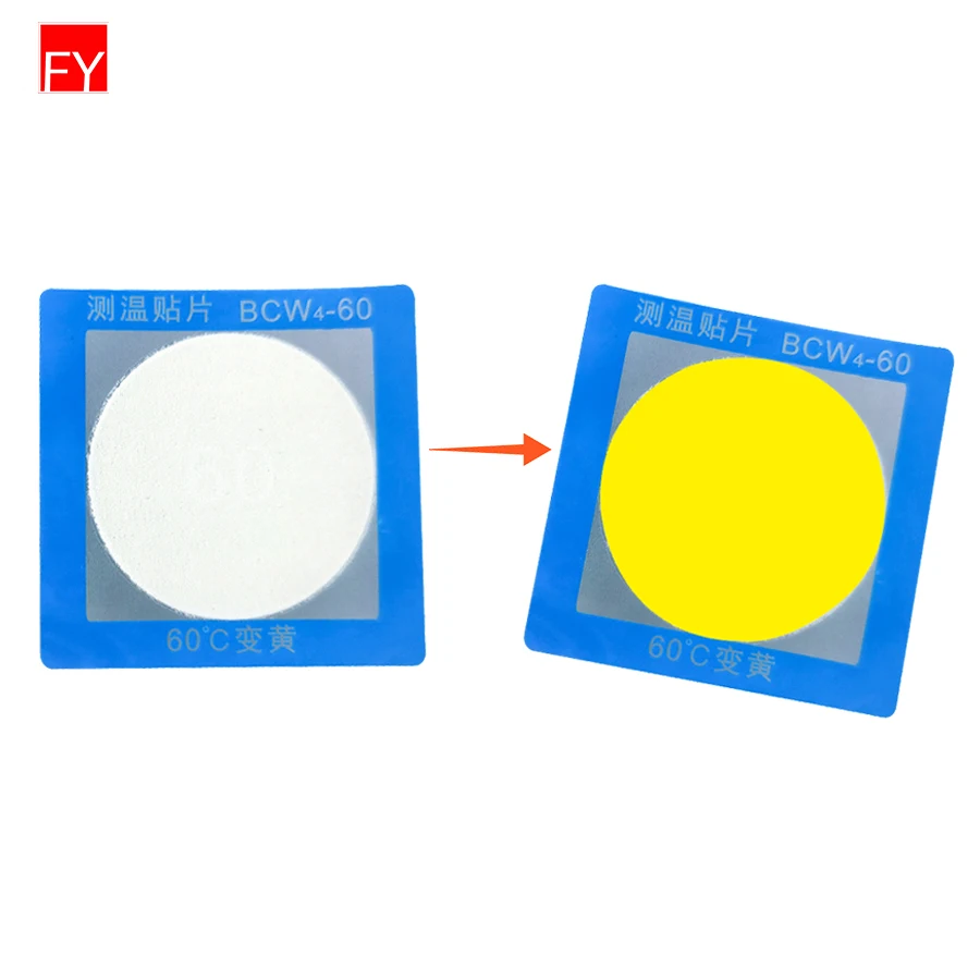 Colors Baby Forehead Stickers Custom Non Reversible Temperature Change Label Heat Sensitive Indicator Color Changing Sticker