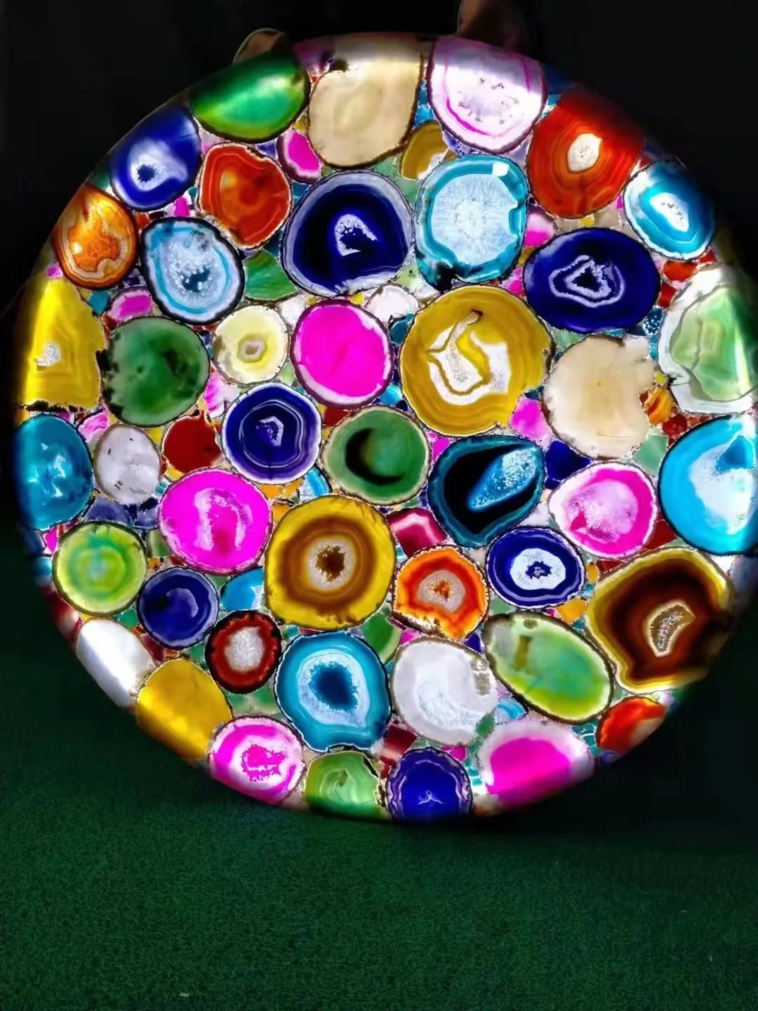 Premium Quality Luxury Marble Semi Precious Stone Gemstone Slabs