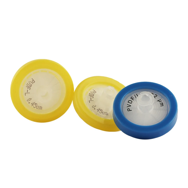 Aijiren Lab Disposable syringe filter 0.45um for prepare sample PVDF Nylon MCE CA membrane HPLC Syringe Filter