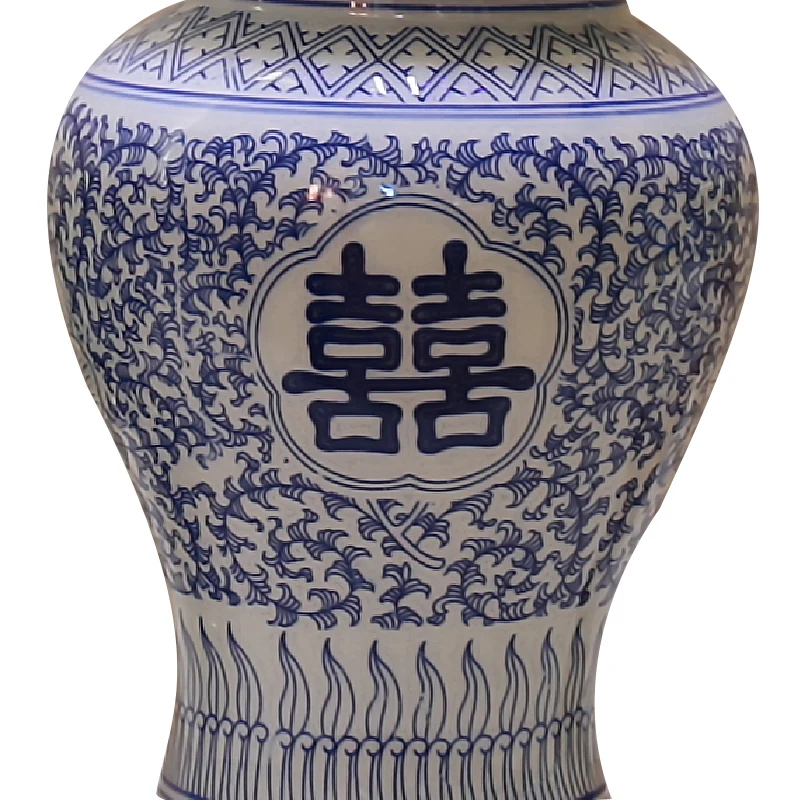 jingdezhen home decors ceramics Customized Ceramic Table Lamp with High Quality Ceramic Table Wash Lamp