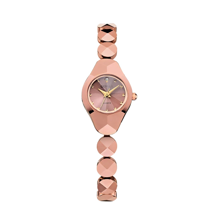 Waterproof lady classic luxury quartz watch for women rose gold bracelet watch women