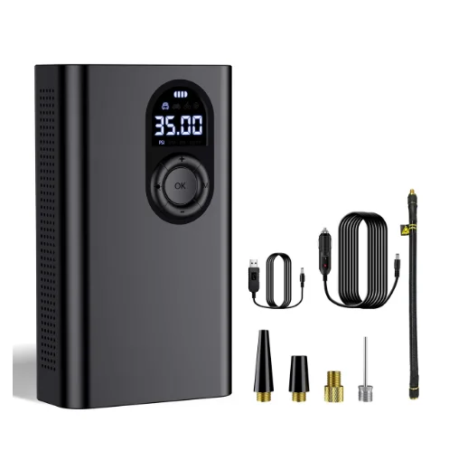 New Design Car Tyre Digital Automatic Cordless Pump Air Compressor Wireless Air Car Tire Inflators Air Pump For Car