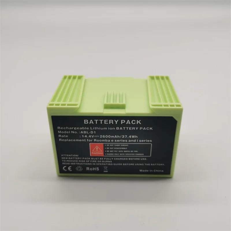 Lithium Ion Battery 14.4V 2600mAh Vacuum cleaner Parts for Irobot Roomba E and I series i7 i8 i3 i4 e5 e6 7150 7550 4624864