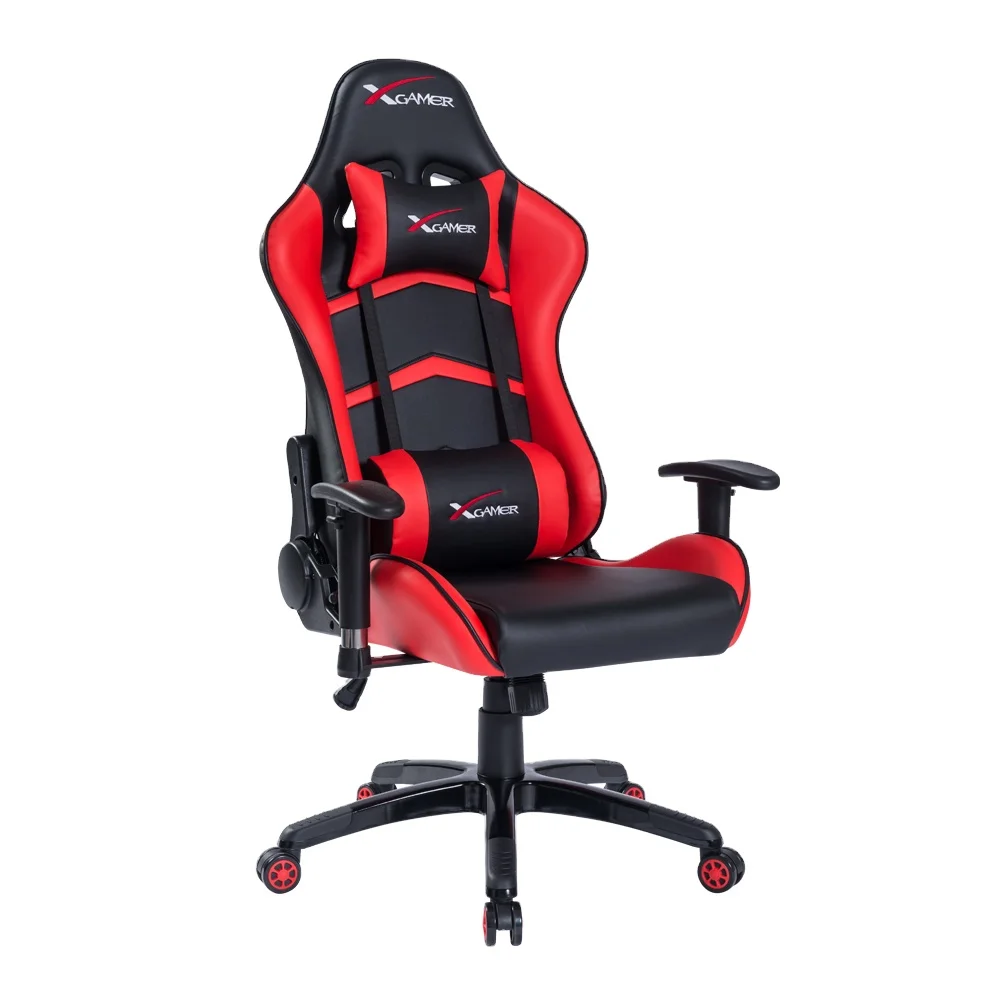 Silla de gaming colombia cheap racing style ergonomic chrome base red e-sport best gamer chair silla gamer