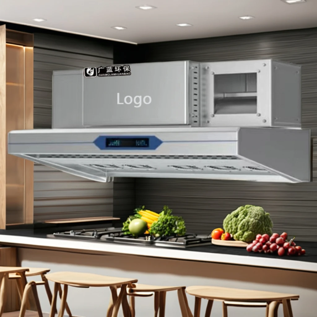 Коммерческая Кухня из нержавеющей стали smart hood range для ресторана выхлопных газов ESP