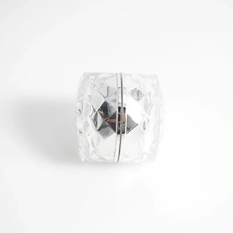 Luxury Acrylic Cream Jars Plastic Cosmetic Face Cream Jar Container Packaging Custom Luxury Cosmetic Jar for