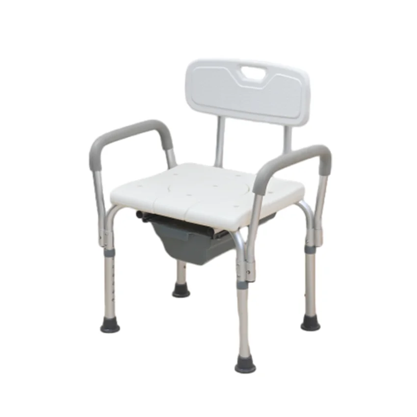 Safe Aluminum Alloy Shower Seat Bathroom Chair Shower Chair for Home care Elderly and Disabled Person