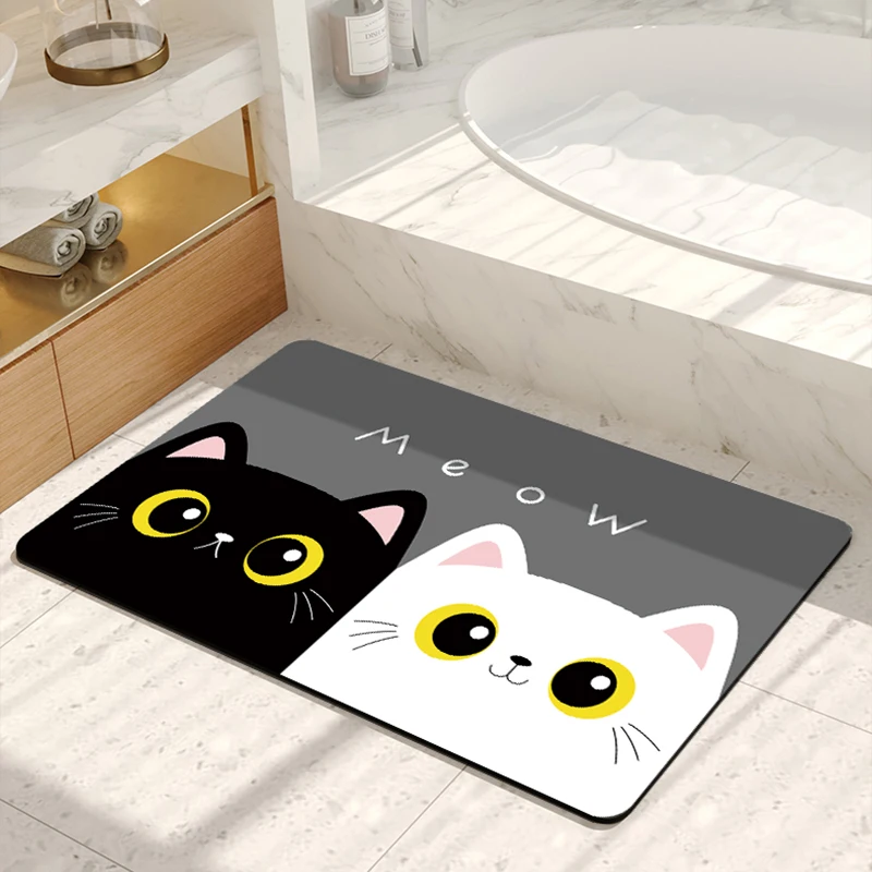 Bathroom Mat Rug Super Absorbent Floor Mat with Rubber Backing Quick Dry Bath Mats for Bathroom Non Slip Bath Rugs