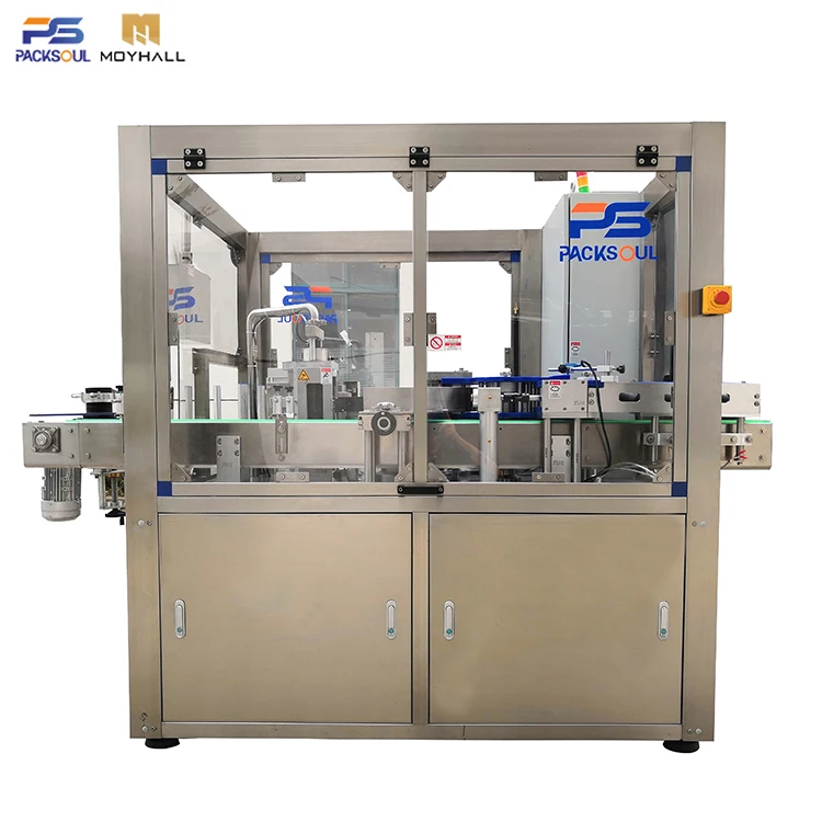 New design heat shrink tunnel bottle laser marking for metal label plastic sleeve labeling machine with great price