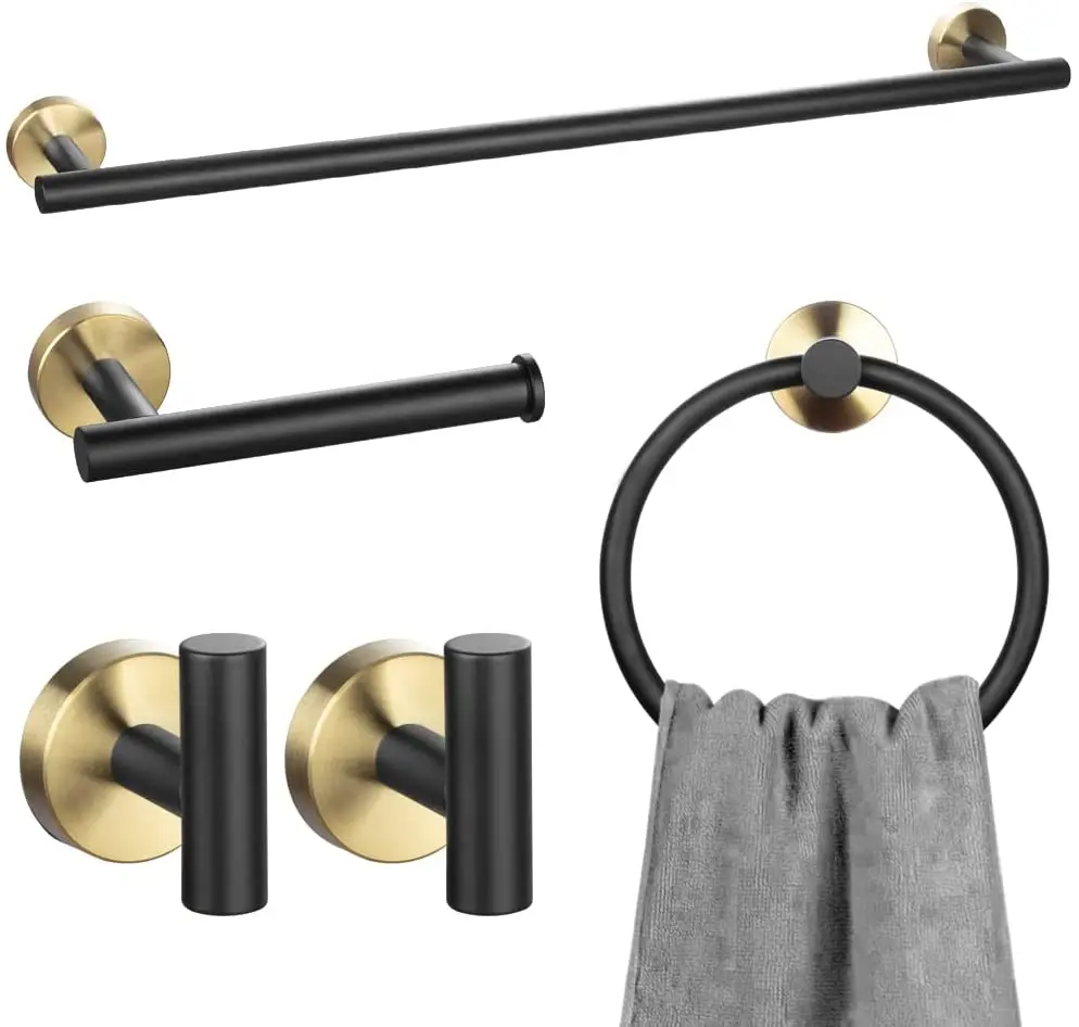 Hotel Apartment Project Wall Hanging Bathroom Toilet Accessories Set