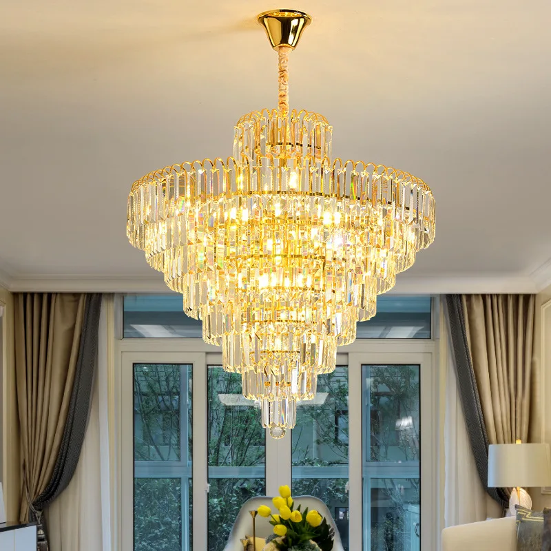 European Style Crystal Chandelier Indoor Decorate Light Creative Lighting Modern Crystal Chandeliers Pendant Light