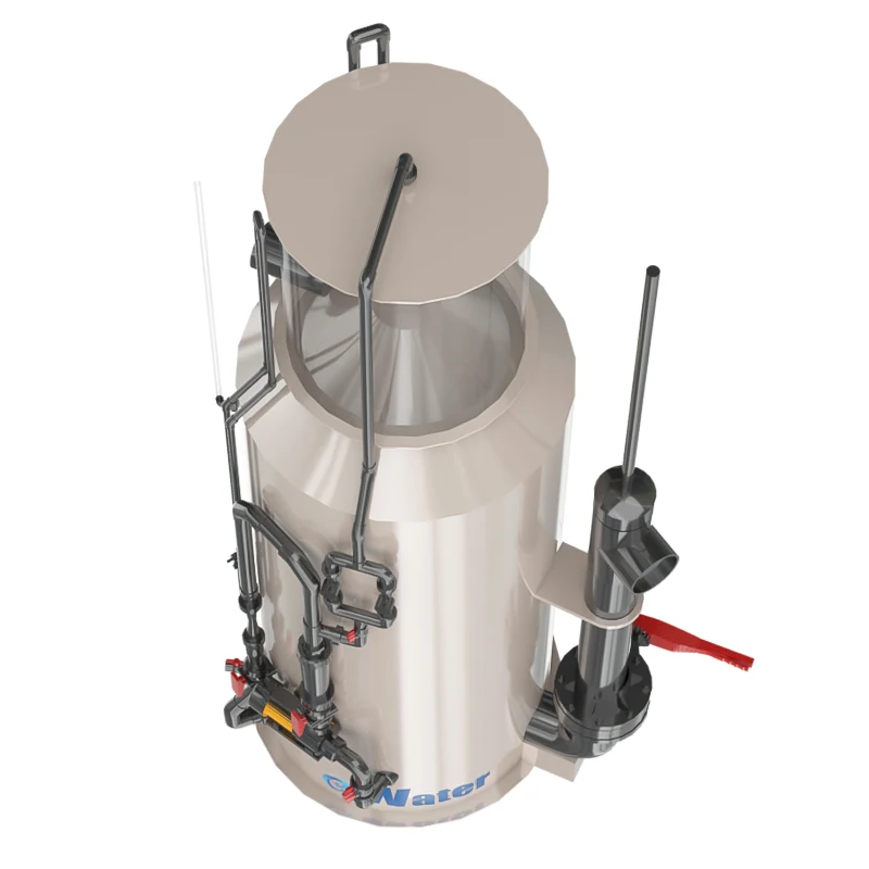 RAS fish farming protein skimmer for grouper aquaculture, foam collection equipment