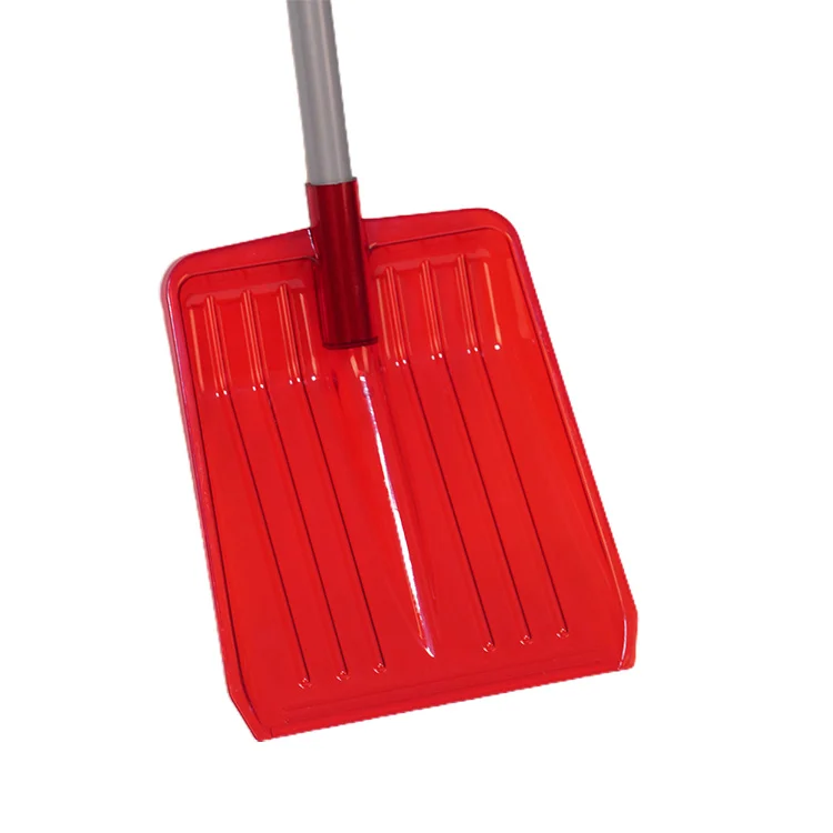 Plastic Car Shovel Snow Shovel with transparent head with Metal Handle 10 1/2IN