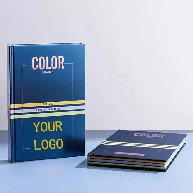 72 Color Vegan Eyeshadow Book Palette Private Label High Pigment Shimmer Glitter Matte Eyeshadow Palette