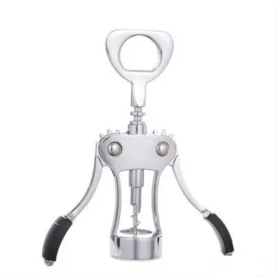 Whoelsale Amazone Best Sales Zinc Alloy Premium Wing Corkscrew Wine Bottle Opener with Multifunctional Bottles