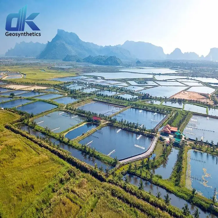 gm13 standard 0.5mm 500 micron 30mil smooth hdpe pond liner for aquaculture in indonesia fish pond liners pond liner price