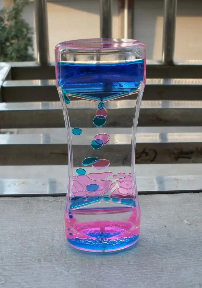 Liquid Motion Bubbler Timer for Sensory /Fidget Toy, Children Activity, Calm Relaxing Desk /Anxiety/Autism Toys