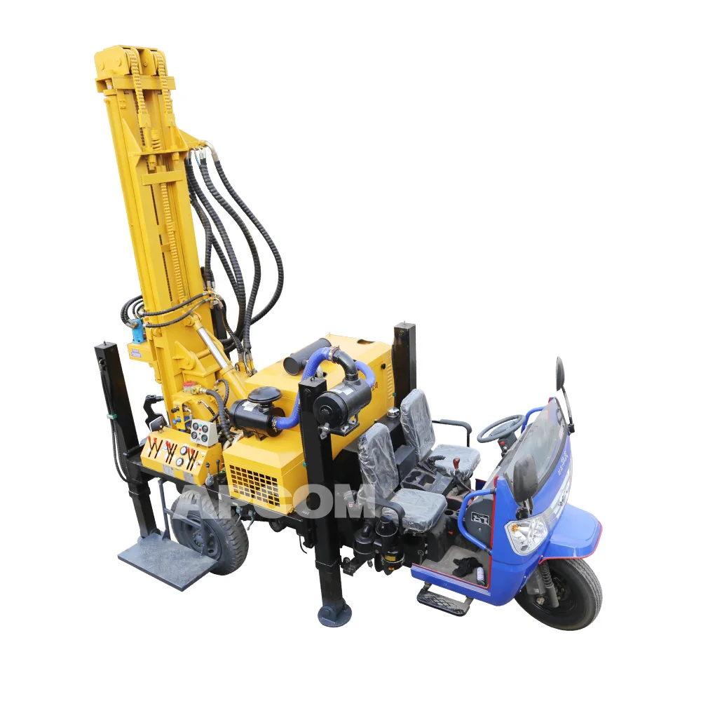 APCOM water well tractor hole drill rig tractor mounted water well used borehole drilling rig machine for sale