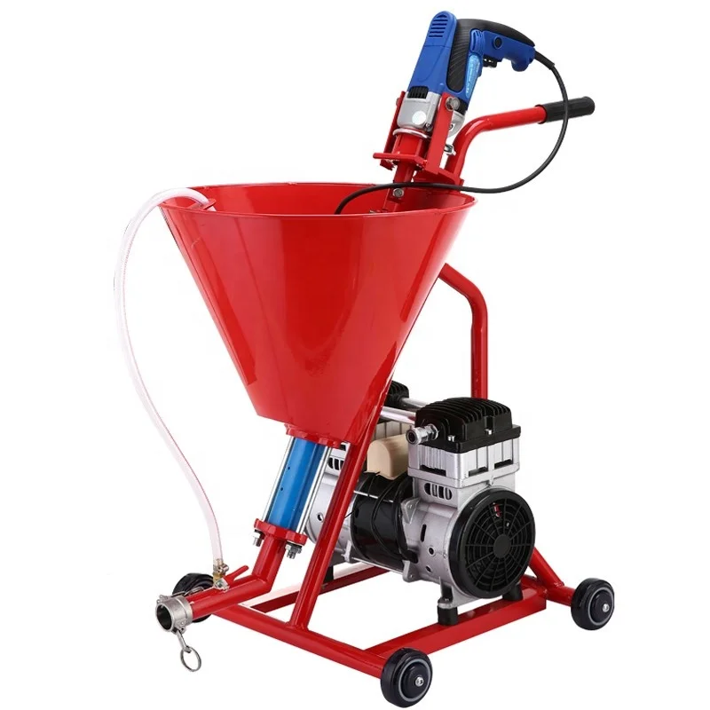 Single air pump multi-functional spraying machine mortar painting plastering gun machine for wall