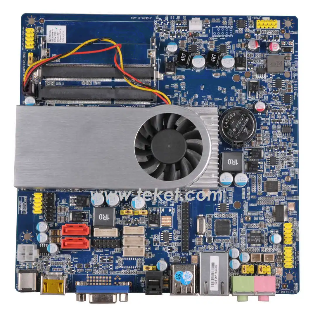 Материнская плата Intel Atom D525 Mini-ITX ION2MI с nVidia ION2 для HTPC