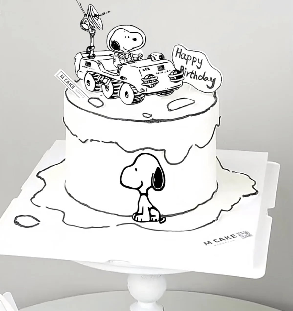 two-dimensional space  cake decoration astronaut birthday festival plug-in set 2D baking plug-in dessert table football card