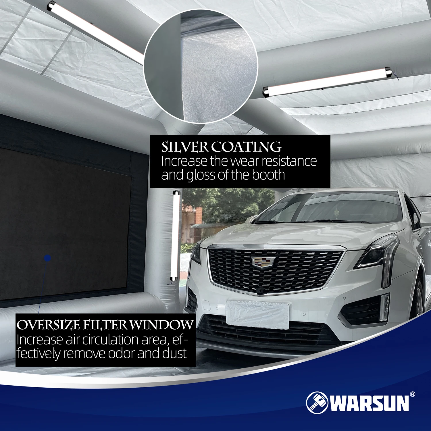 Warsun Outdoor Cheap paint booth Large space inflatable spray booth