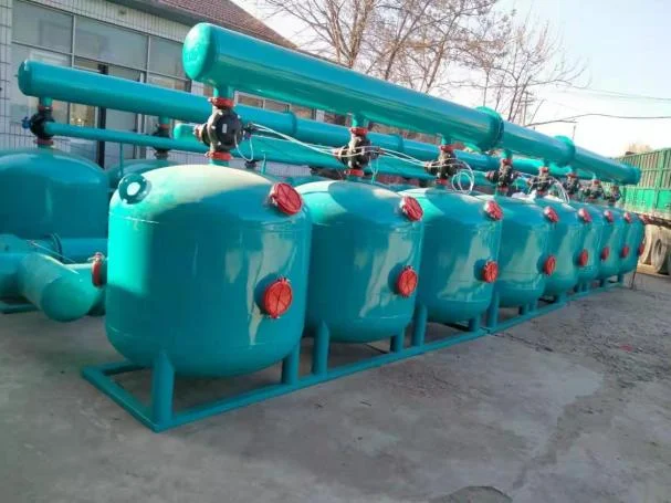 30-50CBM per hour 2 tanks max pressure 1Mpa automatic sand filter system for agricultural irrigation