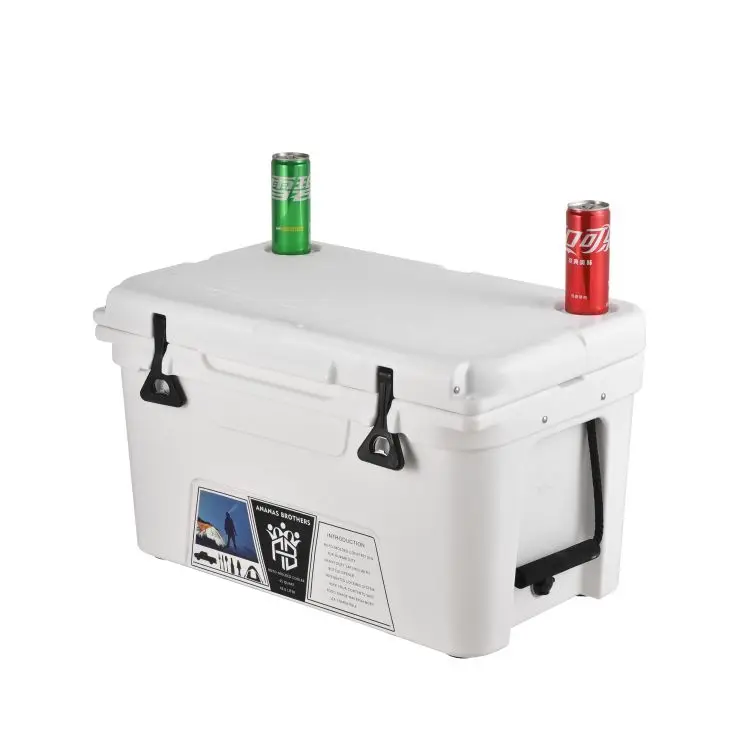 Manufacturer 45L custom fish ice food hard beer picnic medium plastic camping outdoor hard cooler box