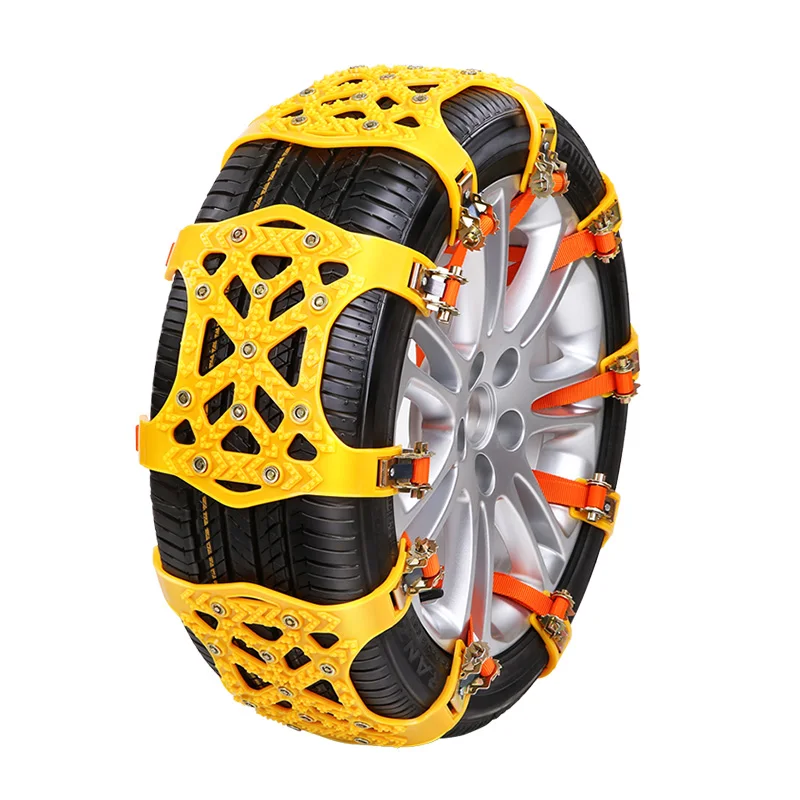 Universal Tyre Chain for Safe Driving in Winter Ice Road Anti Slip TPU Snow Chains for Car Tires