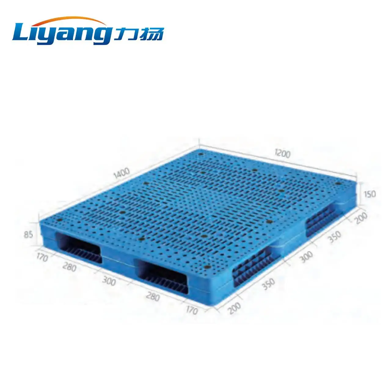 100% recycled HDPE cheap one way export nestable plastic pallet 1200*1000 mm