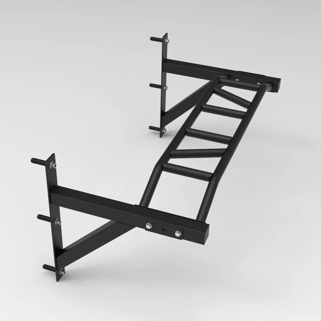 Steel Body Stretching Wooden Stall Bar Gymnastics Wood Stall Bar Wall Bars Gym Ladder