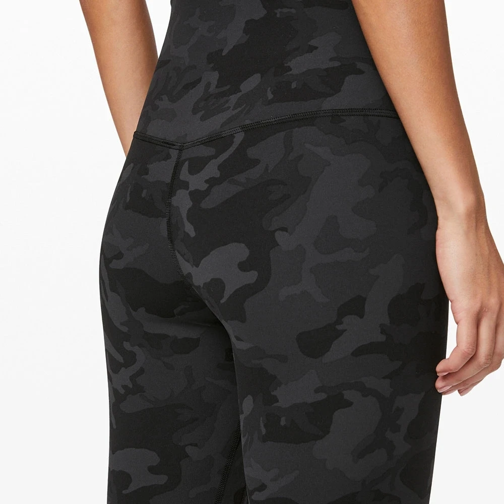 
high quality Nylon Spandex Pro plus size high waist Gym Workout women sports camo leggings 