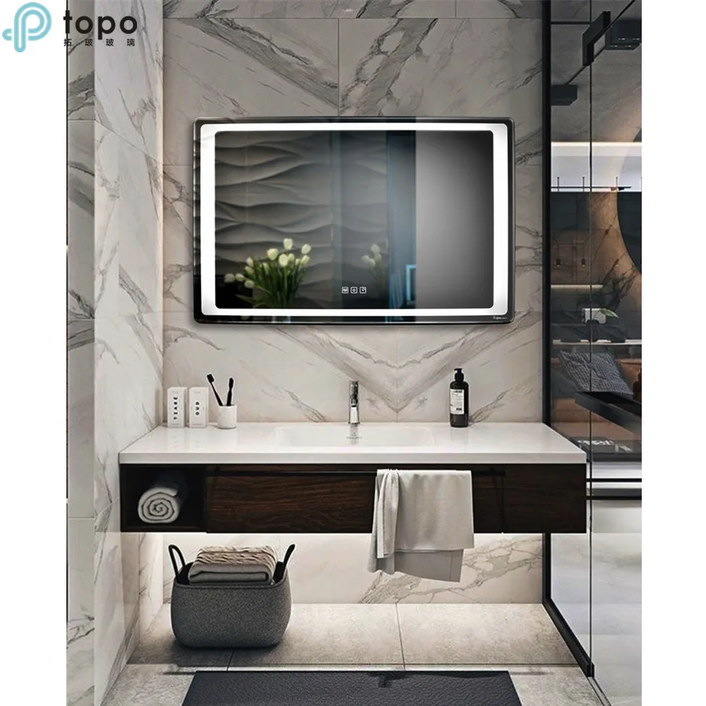 
Modern Bathroom Wall Mounted Smart LED Mirror (MR-YB1-DJ002) 