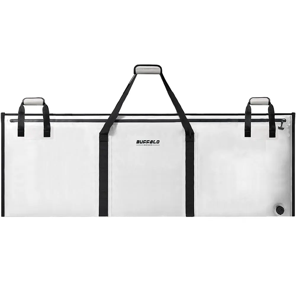 Buffalo Gear Insulated Larger Fish Cooler Bag 72*30in Leakproof Fishing kill Keep Ice Cold Fresh Portable Custom Fish Cooler Bag