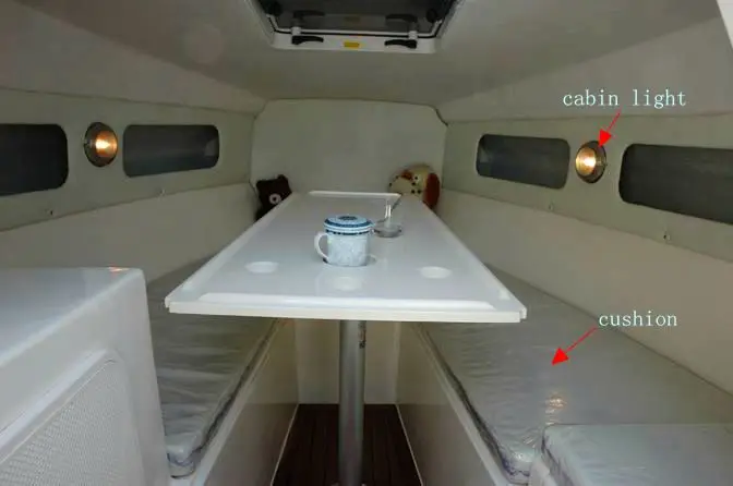 Rilaxy 6.2m Luxury FRG Cabin Yacht Boat QD20.5 Cabin Cruiser Sport Boat