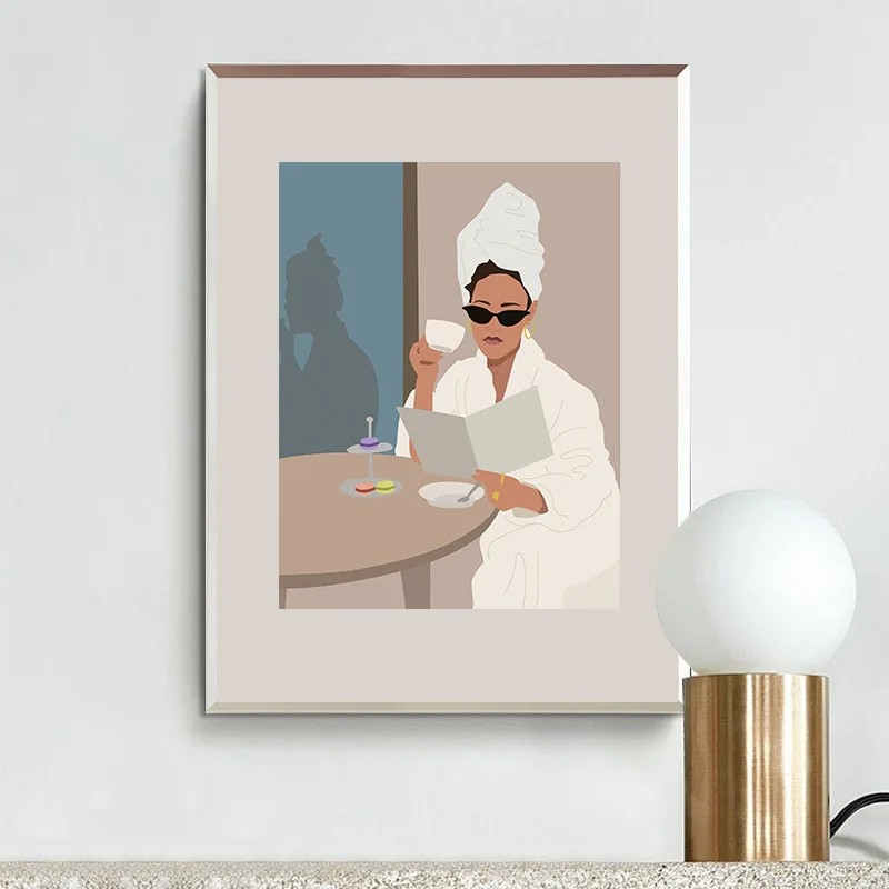 Factory Custom Aluminium Metal Photo Picture Frame Wall Decoration Table top Display High Quality