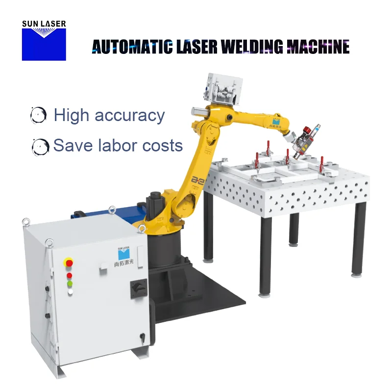 Fully Automated Robot Fiber Optic Industrial Welding Intelligent Robot Arm New Energy Welding And Conveying General Equipment