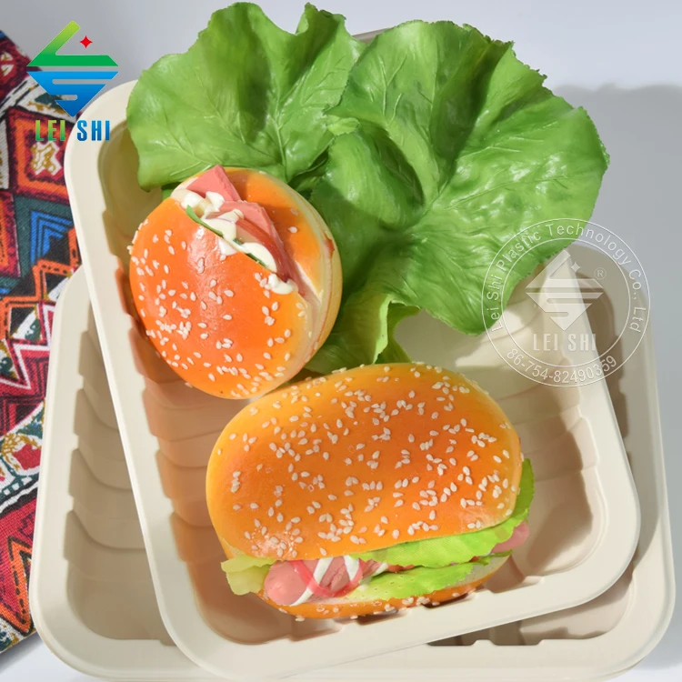 Bamboo plates biodegradable disposable waterproof plates disposable plates