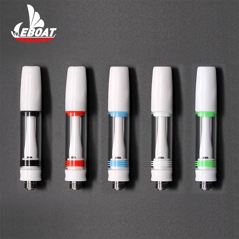 
Lead Free Heavy Metal Free 510 Thread Atomizer White Ceramic 510 Cartridge 1.0ml 