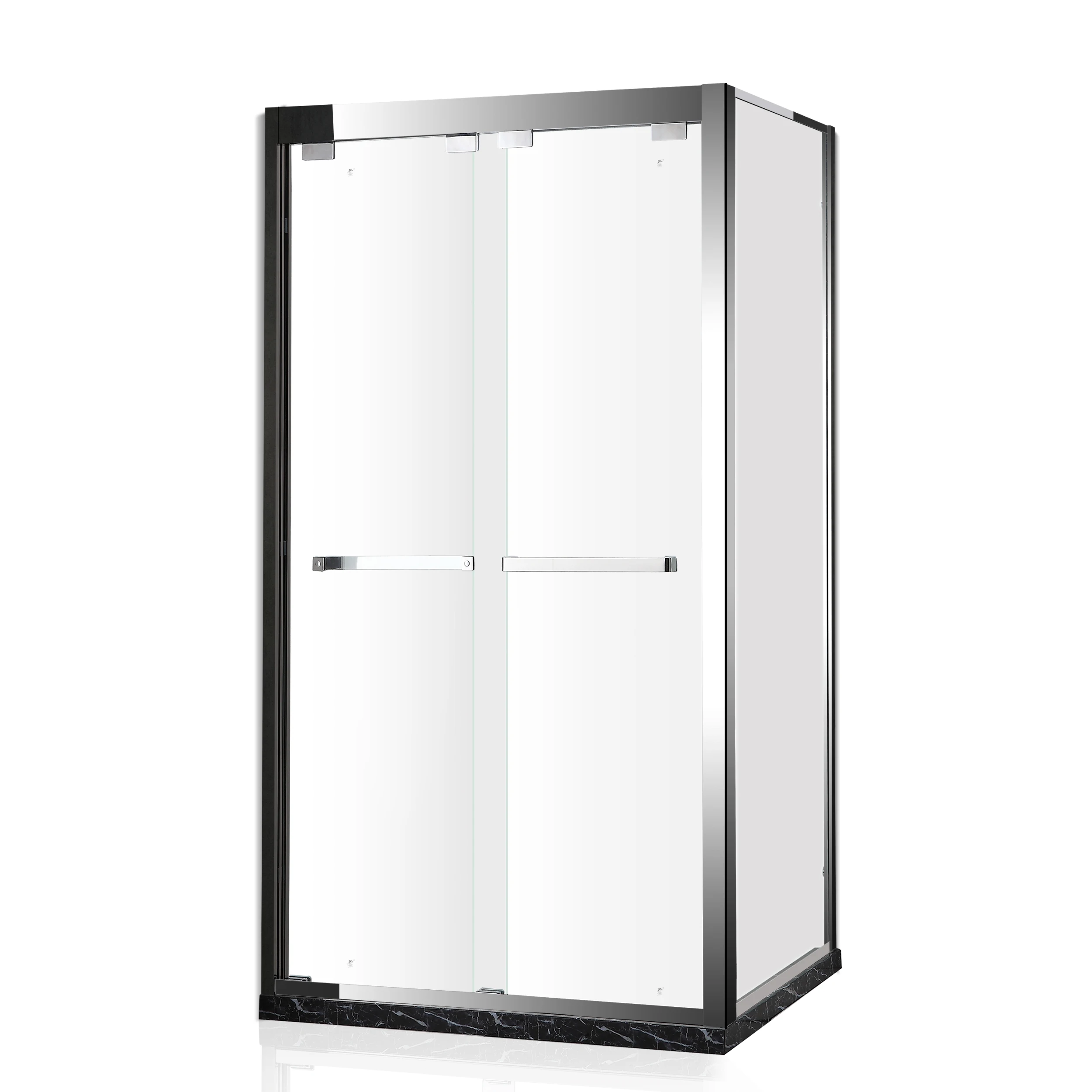 Прозрачная закаленная дверь для душа TNS TR3303 10 мм комплекты раздвижных душевых дверей из закаленного стекла стеклянной кабины 3/9 дюйма