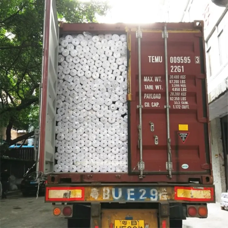 Cut away nonwoven interlining gum stay 1050HF 100% polyester fusible interfacing fabric