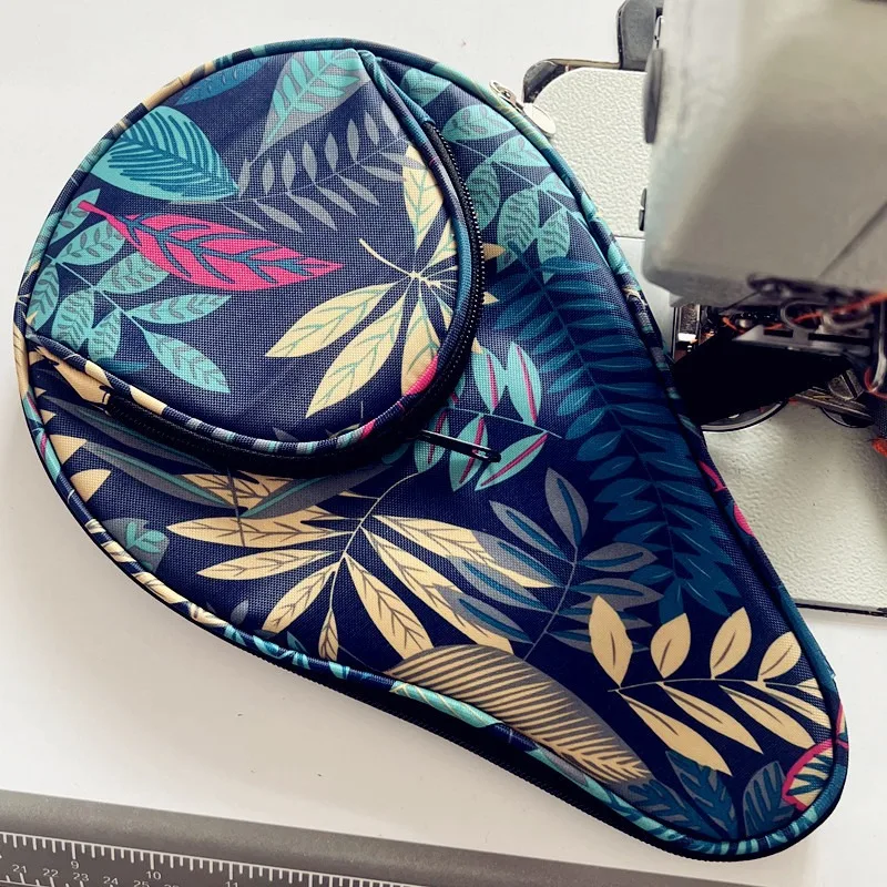 Maple Leaf Gourd-Shaped Table Tennis Racket Case Waterproof Stationery Bag for Holding 1 Racket Table Tennis Products
