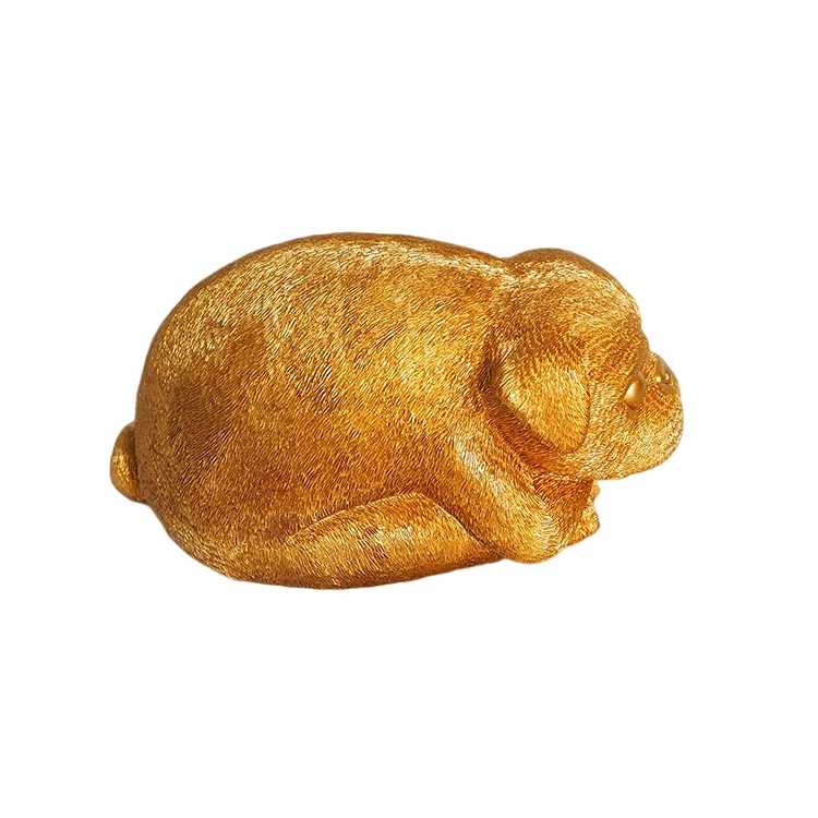 Originality Chinese Style Resin Craft Durable waterproof and odorless dog Sculpture For Home Decoration