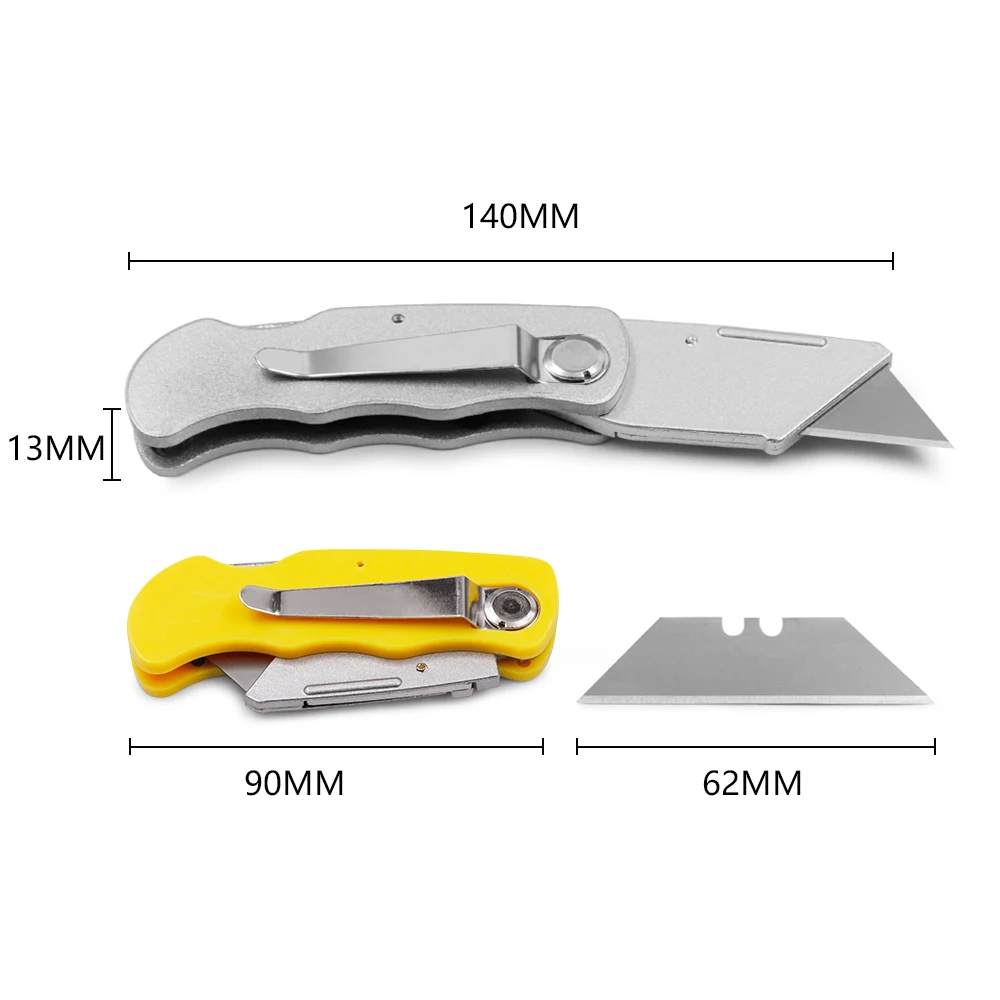 Heavy Duty Multi Functional Folding Utility Knife Folding Lock Back Utility Knife EDC Utility Knife