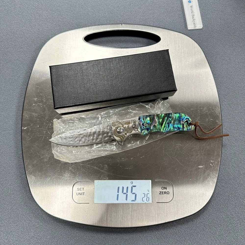 Wholesale Chinese Advanced Technology Low Price D2 Foldable Damascus Folding Pocket Knife Supply Reasonable Price Pocket Knives